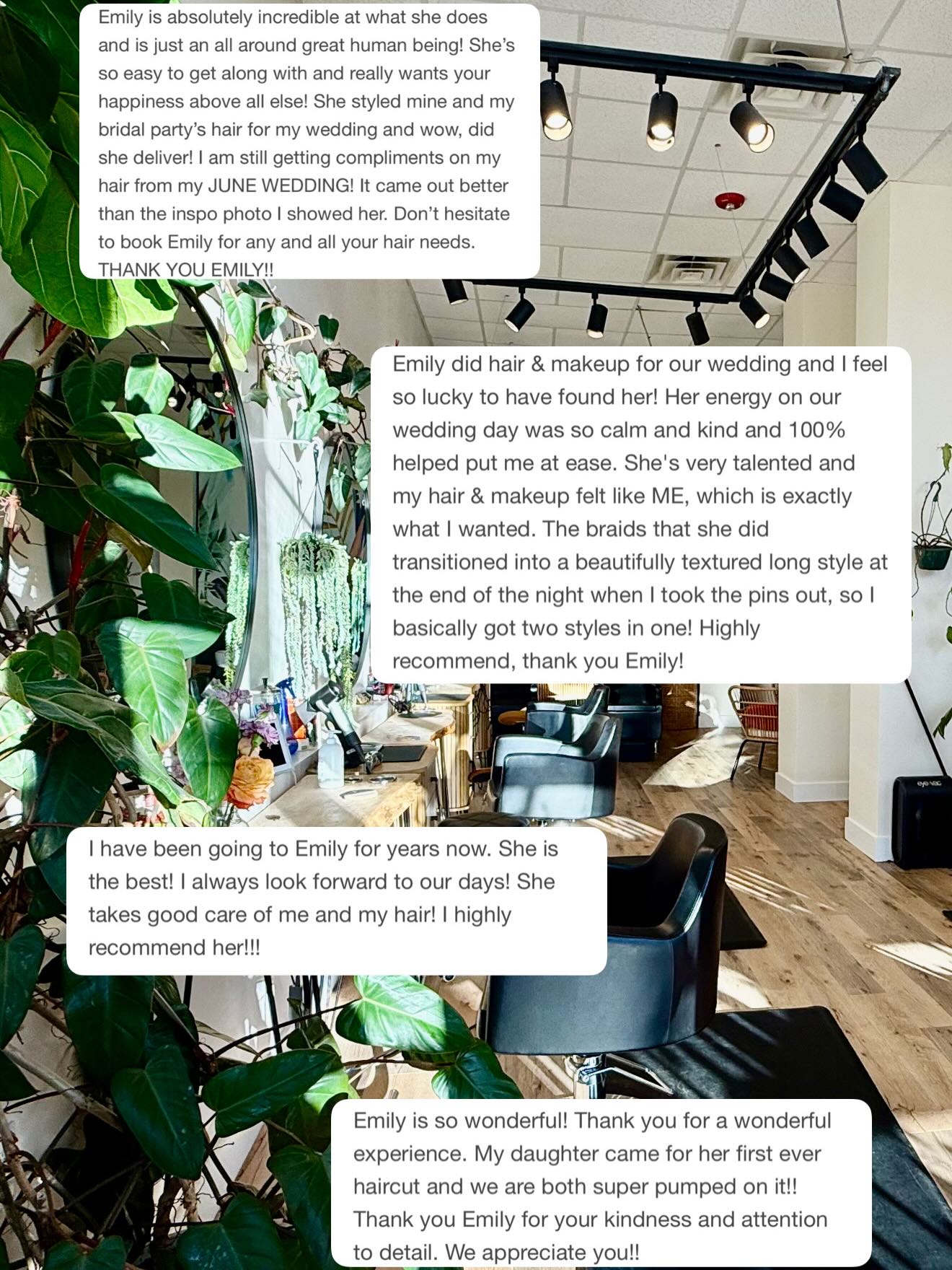 Such glowing reviews for our stylist Emily! ✨🌿
#ashevillenc #828isgreat #riverartsdistrict #behindthechair #balmsalon