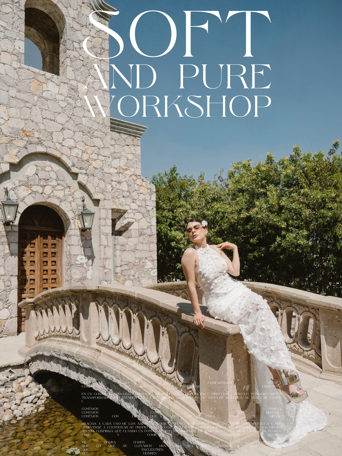 Soft and Pure Workshop
Hoy no fue solo un taller. Fue un espacio de conciencia creativa.
En la fotografía de bodas podemos hablar de técnica, dirección o estética… pero lo que realmente transforma nuestro trabajo es la conexión.
La conexión genuina con la pareja.
La capacidad de escuchar su historia.
La sensibilidad para anticipar lo que sienten, incluso antes de que lo expresen.
Vestidos: @fedora.couture
Mua: @karlacampos.makeup
Gracias a cada uno de los asistentes por confiar en nosotros, por invertir en su crecimiento y por abrirse a nuevas perspectivas. Ver fotógrafos comprometidos con encontrar su propia voz —no copiar tendencias, sino construir identidad— es lo que realmente le da sentido a compartir conocimiento.
Un agradecimiento especial a @demofotografo , por la visión, la organización y por crear un espacio donde la comunidad puede crecer con intención. Y gracias a todos los que hicieron posible este congreso; detrás de cada evento bien ejecutado hay un equipo que entiende que la excelencia no es casualidad.
Que lo aprendido hoy no se quede en teoría.
Que se traduzca en una mirada más profunda, en una dirección más consciente y en historias contadas con verdad.
Seguimos elevando el estándar de la fotografía de bodas.
#WeddingPhotography
#FotografíaDeBodas
#WeddingPhotographer
#FotógrafosDeBodas
#DestinoWedding