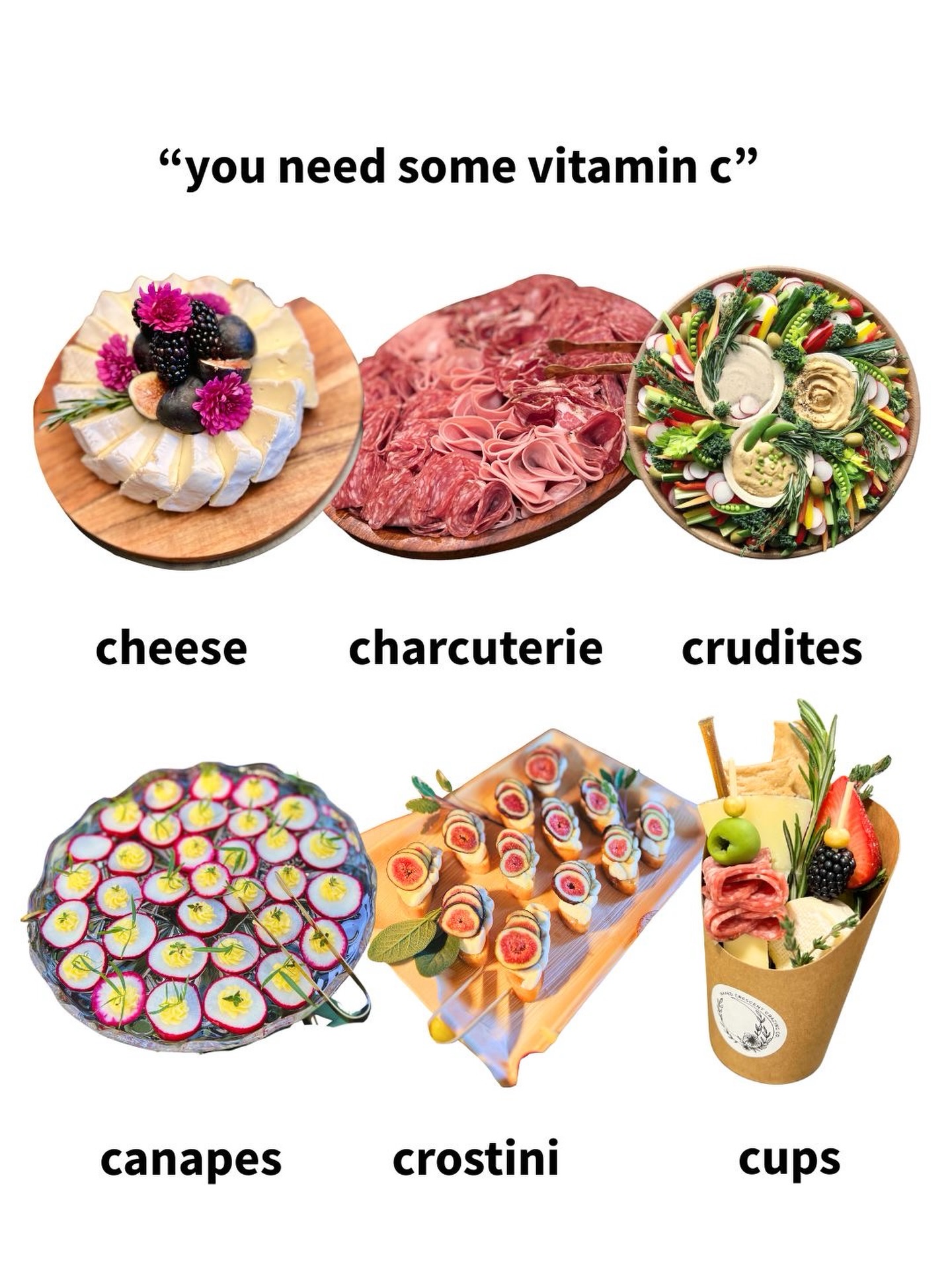 We’ve got you covered - just what the doctor ordered.
#vitaminc #vitamind #cheese #charcuterie #snacks