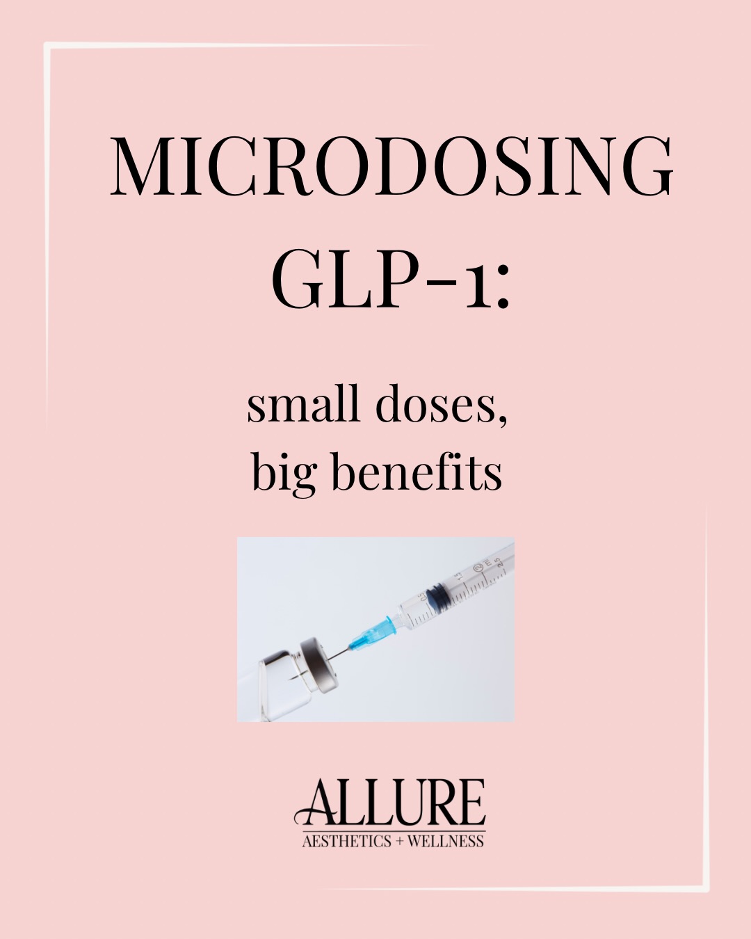 GLP-1 therapy is evolving. The conversation is shifting from rapid weight loss to sustainable metabolic health.
.
Microdosing isn't about doing less but more about doing it intentionally.
.
If you want a medically guided approach, let's talk! Consultations are always complimentary.
.
āļøBOOK WITH ME āļø
š»www.allureaw.com
š 563-258-4698
.
āļø FOLLOW ME āļø
Nicole Powers, ARNP, AGNP-BC
@nicolepowers_np
Allure Aesthetics + Wellness
@allure_iowa
.
#dubuque #weightloss #microdosing #nursepractitioner #dubuqueiowa