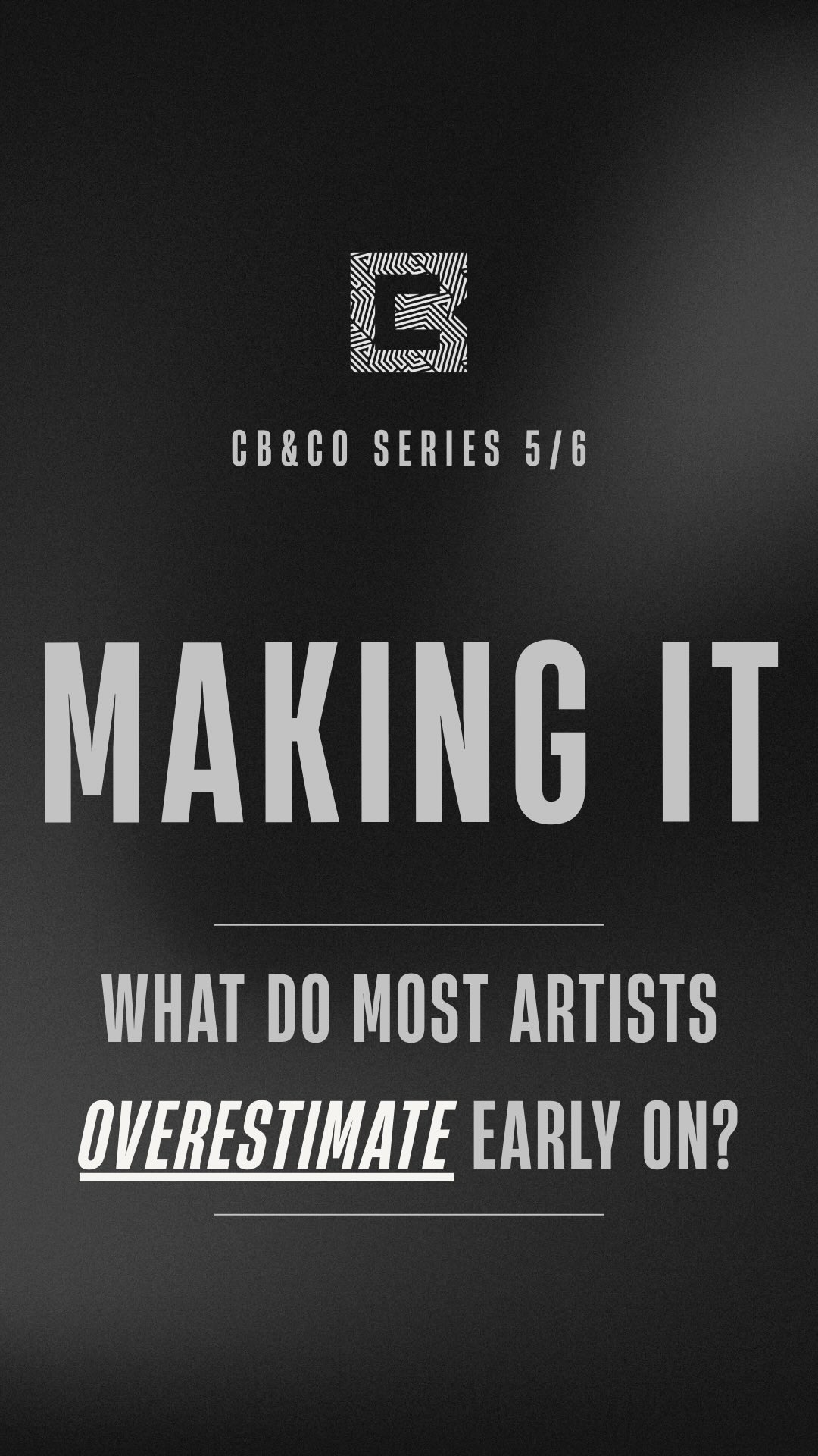 Making it 5/6: What do most artists overestimate early on?
#christianbarkerco #artists #musicindustry #overestimate