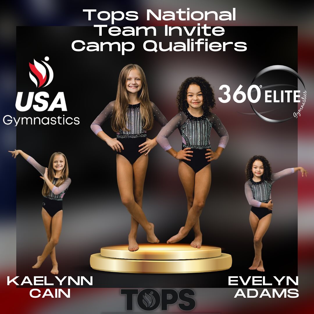Congratulations to these two amazing athletes that placed top in the country were selected for TOPs National Team Invite Camp where they will get to work with USAG National Staff and enhance their training.
#topsgymnastics #tops #360elite #gymnastics #proudcoach #nbtx