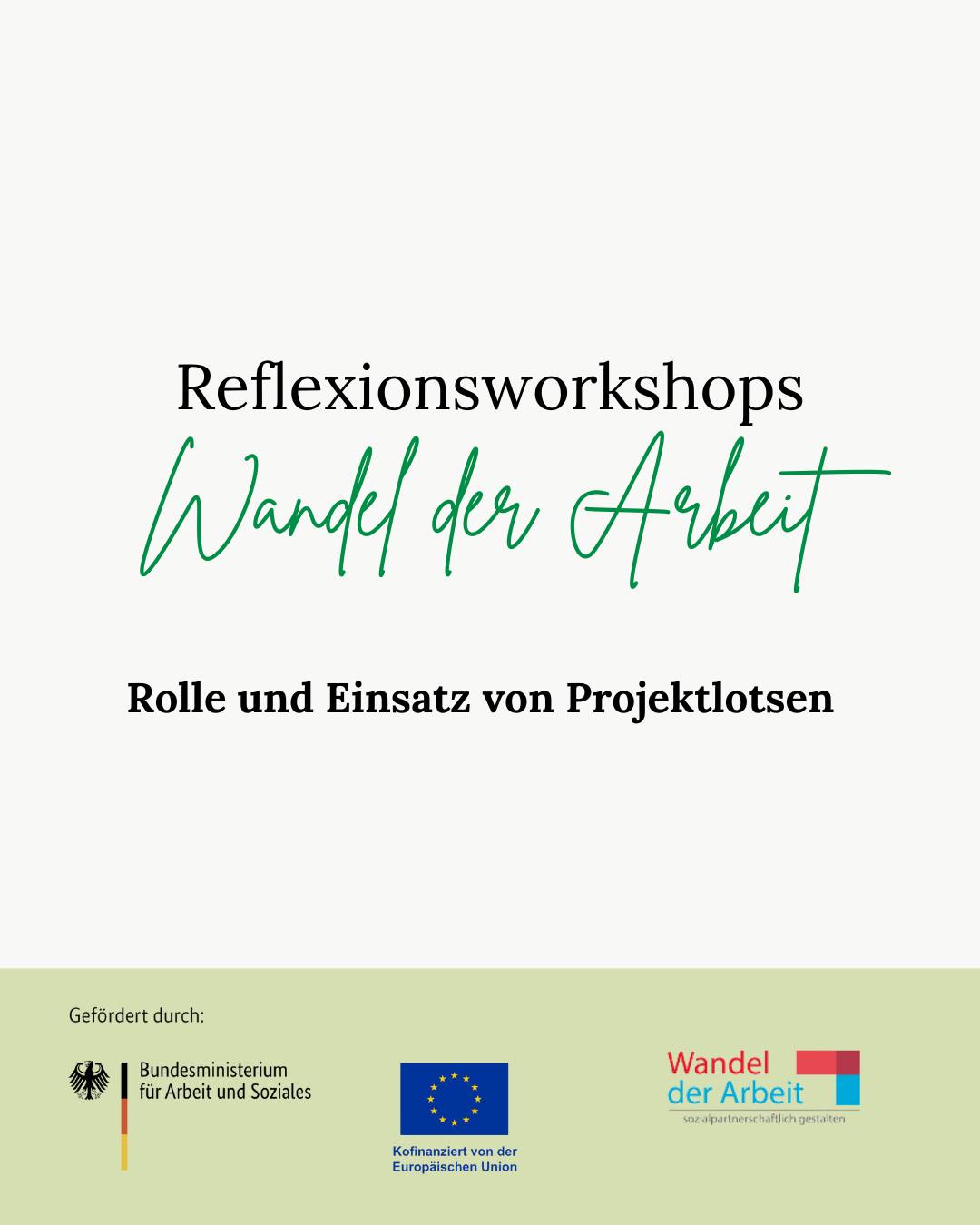 Als Projektträger im Programm „Wandel der Arbeit sozialpartnerschaftlich gestalten: weiterbilden und Gleichstellung fördern“ begleiten wir mehrere spannende Projekte.
Die Regiestelle bietet regelmäßig Informationsveranstaltungen, Reflexions- und Fachworkshops an, die Projektträger gezielt unterstützen. Sie ermöglichen den Austausch, bieten Impulse für die Projektpraxis und fördern die Vernetzung aller Beteiligten.
Im Rahmen des Reflexionsworkshops „Rolle und Einsatz der Projektlots*innen“ wurde deutlich wie entscheidend diese Rolle für die nachhaltige Umsetzung der Projekte ist.
Die Projektlotsen koordinieren die operative Umsetzung der Projekte, sichern den Informationsfluss zwischen Projektleitung, Betrieb und Mitarbeitenden und unterstützen Qualifizierungs- und Evaluationsprozesse. Gleichzeitig stärken sie die interne Verankerung der Projekte und fördern die Akzeptanz.
#berlin #pflege #krankenhaus #pflegeberufe #weiterbildung #businessacademymarburg
#europaeischer_sozialfonds #europaeischersozialfonds #esf #europaeischersozialfondsplus #esfplus
#europeansocialfund #europeanunion #eukommission #eusocial #arbeit #soziales #bmas #EUfunds #eusocial