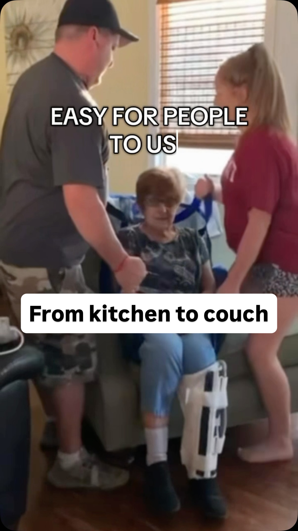From the kitchen to the comfort of the couch.
With The Perfect Lift, moving from one room to the next is safe, secure, and dignified — even during recovery💙
Simple moments. Done safely.
#ThePerfectLift #mobilitysolutions #adaptiveequipment #caregivers #family