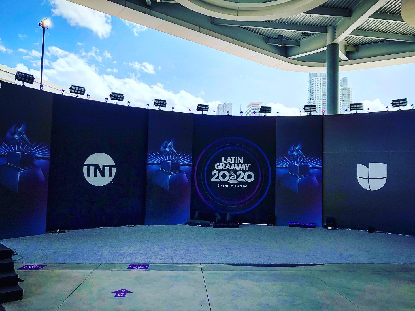 @latingrammys @univision #lg2020 #latingrammytnt @imageproductionsllc