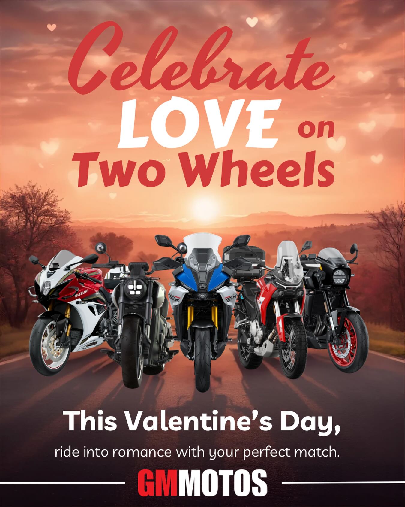 Valentijnsdag ♥️
De perfecte dag voor een motorrit met je geliefde! 🌹
Samen de weg op, de wind in je haren en misschien zelfs een paar gekke selfies onderweg.
Geen moto?
Geen zorgen!
**GM Moto’s** got your back!
Van sportief tot chill, wij hebben de juiste moto voor jouw romantische avontuur.
Dus, rij met liefde op deze Valentijnsdag! ❤️
#valentines #moto #love #viral #fyp