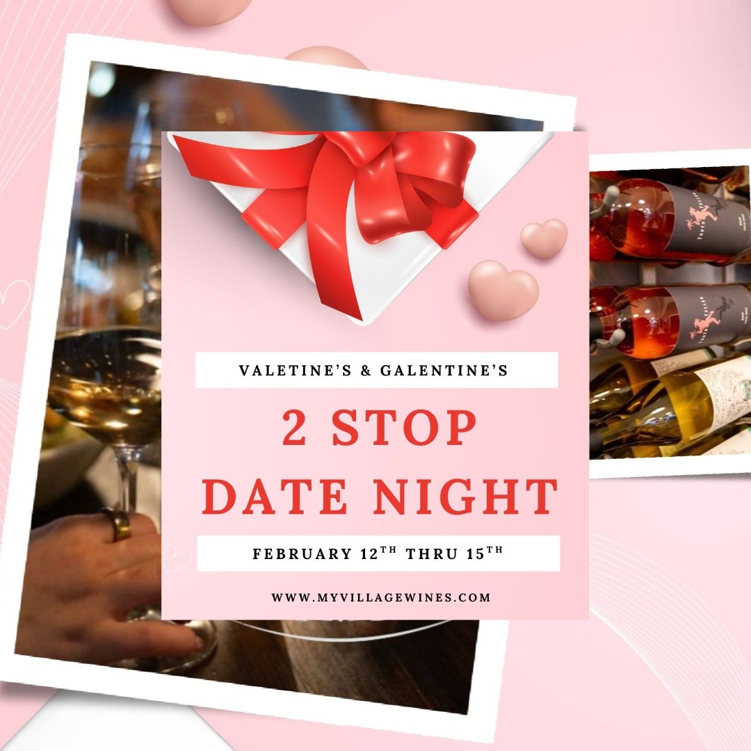 💕 Two‑Stop Date Night! 💕
TruthTeller Winery + Village Wines = the perfect Valentine’s (or Galentine’s) plan.
🍷 TruthTeller (Feb 12–15):
2‑for‑1 tasting — 5 pours each from a lineup of 18+ wines — plus chocolates & flowers.
🍽 Village Wines (anytime):
$25 off $50+ per two people + free dessert each. No expiration.
🎟 One ticket = two people.
Reserve your TruthTeller time, bring your Eventbrite ticket, and enjoy both stops.
💖 Grab your tickets here!
https://www.eventbrite.com/e/sip-stroll-savor-two-stop-date-night-with-village-wines-truth-teller-tickets-1982451582048?aff=oddtdtcreator