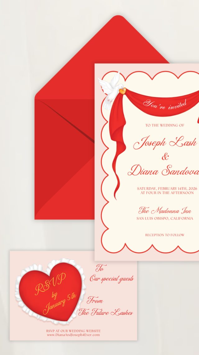 The drawing process for the loveliest Valentine’s Day wedding invitation 💘🕊️
Follow to see more the bts when designing custom wedding invitations ✨
#weddinginvitations #ValentinesDay #wedding2026 #2026bride #drawingprocess