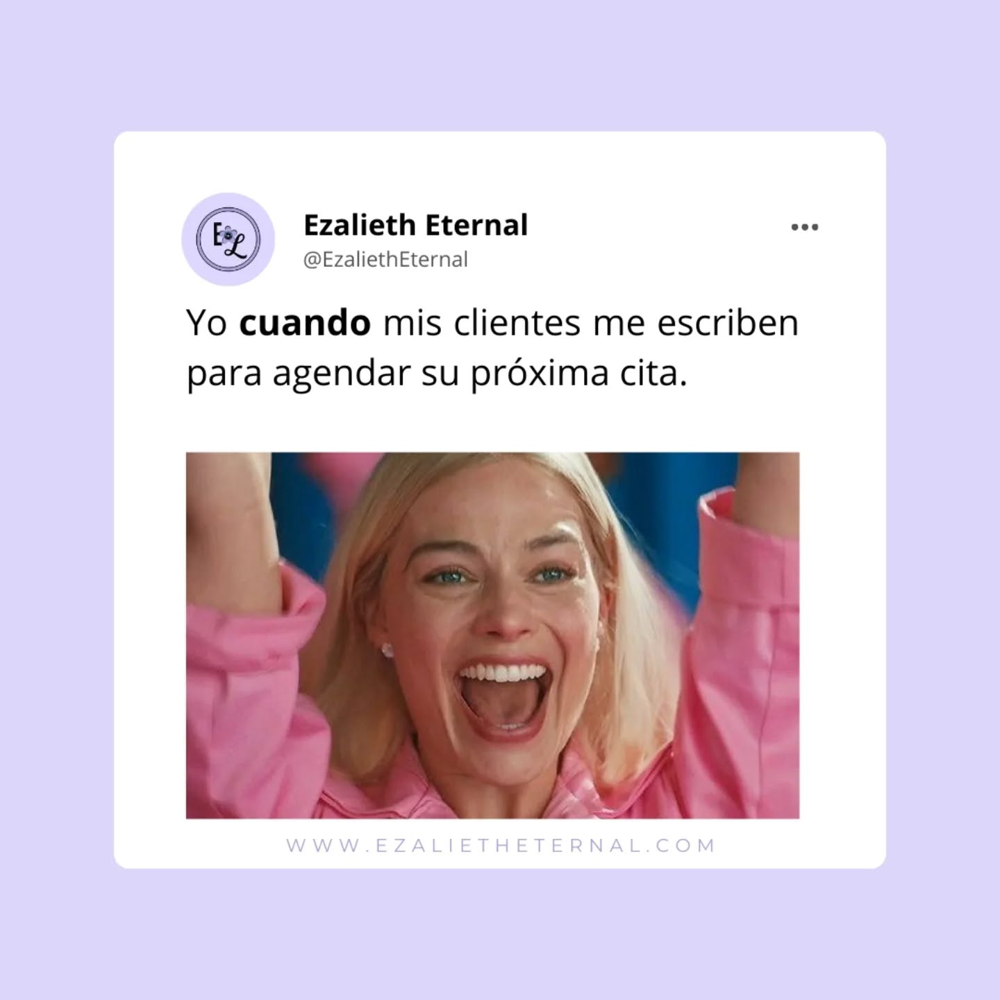 ¡Así nos sentimos cada vez que nos vuelven a escribir para agendar su próxima cita! ❣️
.
.
.
#clientes #ezalietheternal #guayaquil #memes #spameme #citadespa