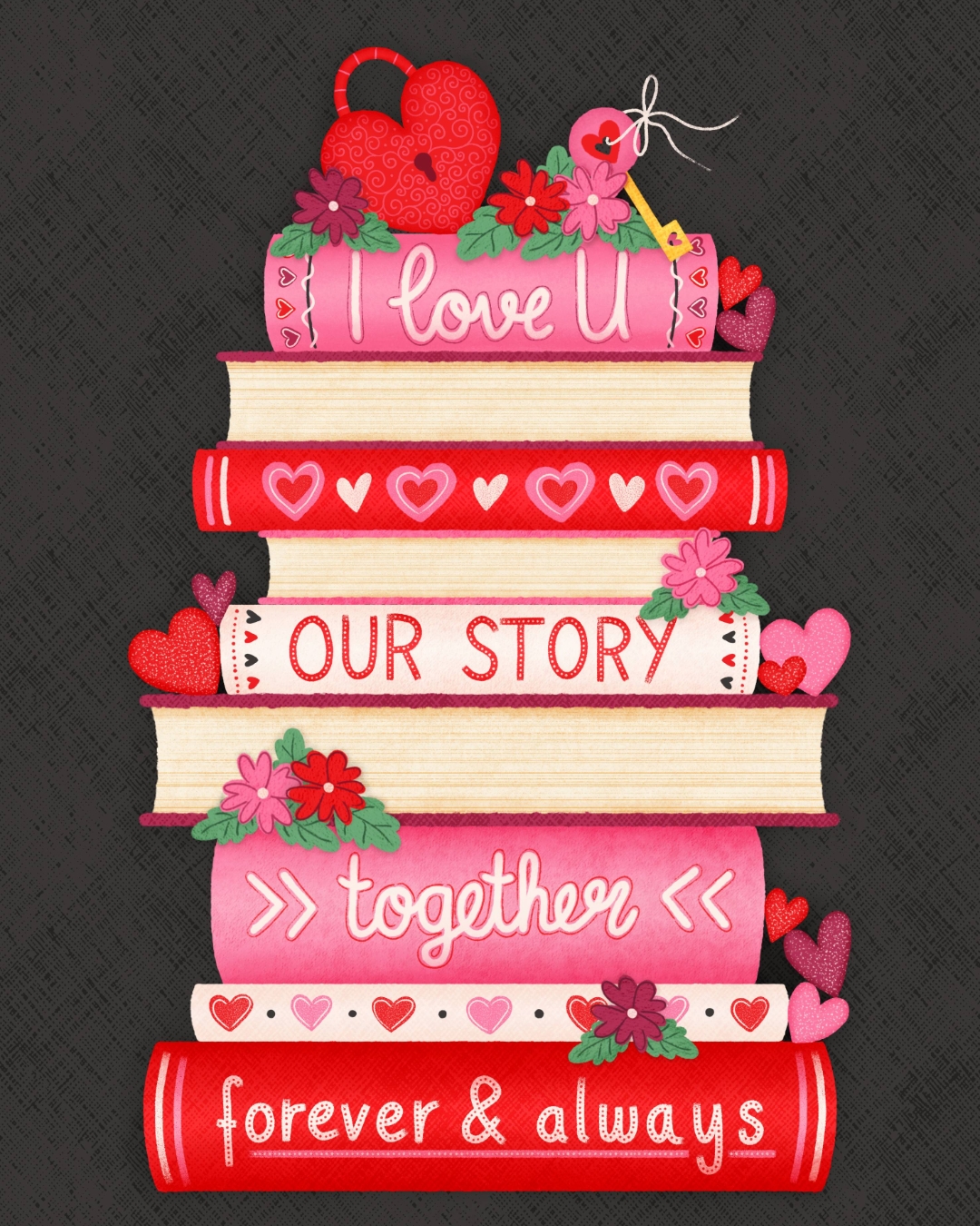 Couldn't resist to create another book lover inspired Valentine's Day card. I just love to create designs featuring books.
For surface pattern design collaborations, please contact me directly or my agency @advocateart01
book lover #valentinesday #valentinesdayart #greetingcards #artlicensing #adobefresco illustration