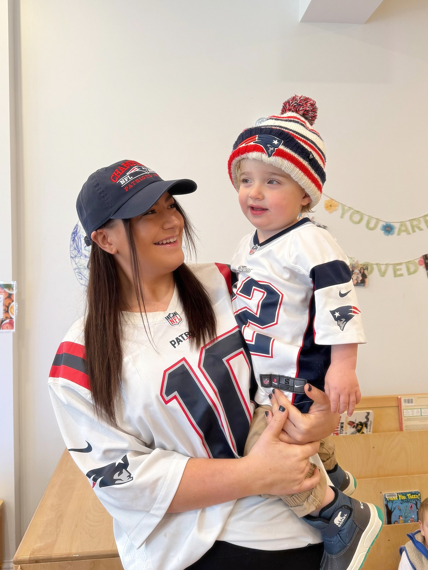 Go Pats 🏈 You have the cutest POTA league cheering you on!