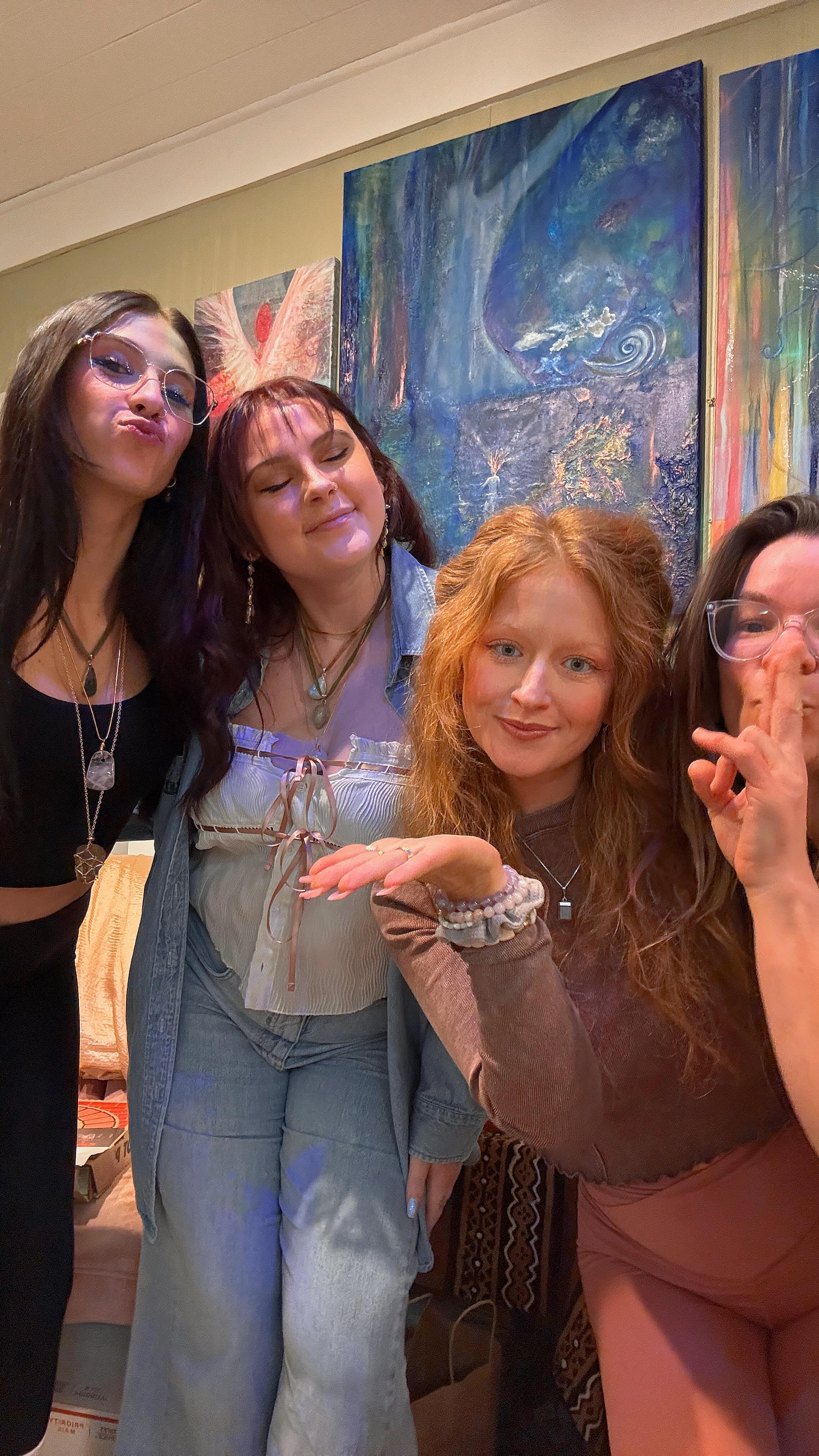 Galentine’s Day Event at the lovely & magical Crystal Lume ✨🦋🔮