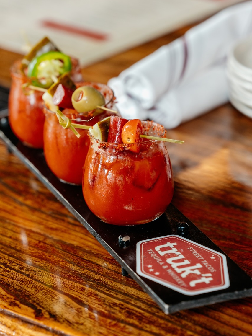 Pregame the Big Game with our Bloody Mary Flight and boozy brunch vibes all Sunday morning long, 10AM - 2PM. 🍹🏈