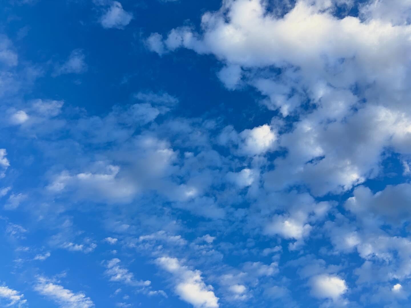 Today, I would like to invite you to step outside for a minute or two and look up. How often do we rush out the door to get to the next “thing” and we forget to pause and enjoy the simple things that return us to the present moment.
Here is what I saw this morning, before taking my daughter to school. #lookup #nature #takeabreath #clouds