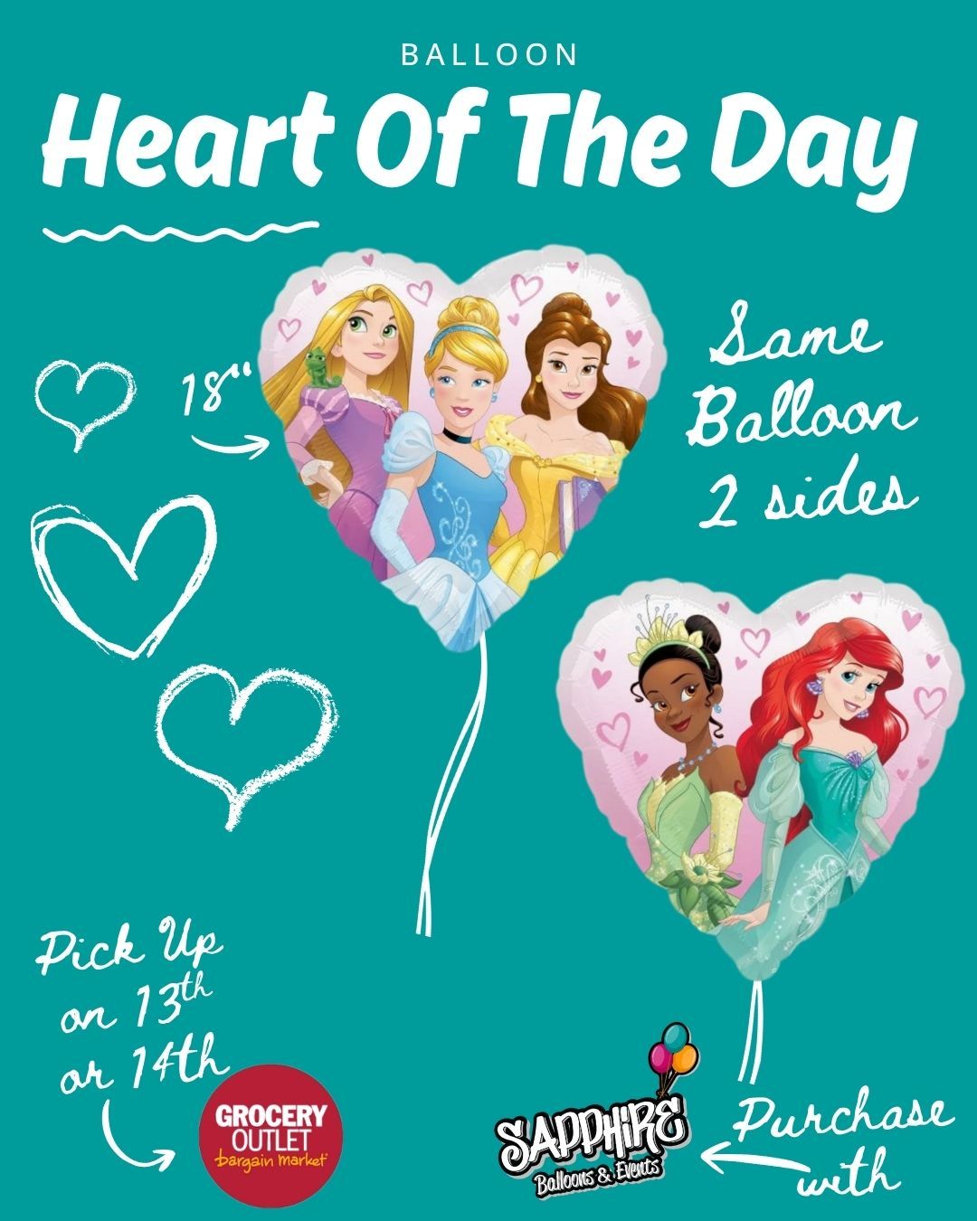 Todayās Heart of the Day is available for pre-sale š
Pre-order now and pick up at Mays Landing Grocery Outlet on February 13th or 14th, between 9amā6pm.
Limited quantities, fresh designs, and once pre-orders closeāitās gone.
Lock yours in and make Valentineās Day easy.
š Pick-up location: Mays Landing Grocery Outlet
š New Heart revealed every day at 6pm
#HeartOfTheDay
#ValentinesDayReady
#ShopLocalNJ
#MaysLanding
#ValentinesPreOrder
#BalloonLove
#SmallBusinessNJ
#ValentinesVibes