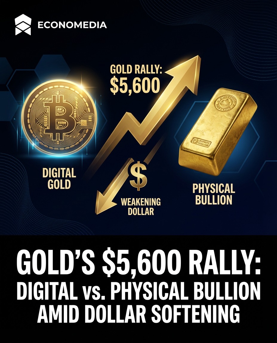 Gold's hitting $5,600 and everyone's got an opinion. ๐
"Digital gold" vs. physical bullion โ which camp are you in? As the dollar softens, the media's ablaze with hot takes, but let's cut through the noise.
Is crypto really the new safe haven, or does nothing beat the real thing in your vault? The debate's heating up faster than gold prices themselves.
We're curious: where do you stand on this? Drop your thoughts below. ๐
#GoldRally #DigitalVsPhysical #EconomicTrends #FinancialLiteracy
#GoldRally #DigitalVsPhysical #EconomicTrends #FinancialLiteracy
