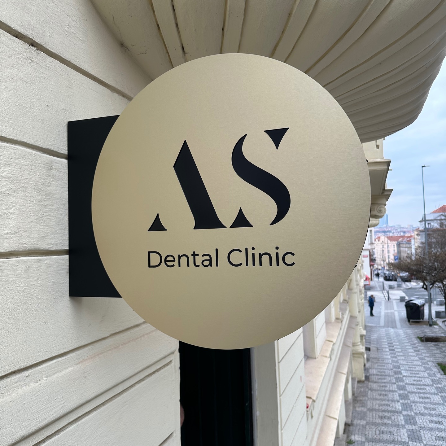 Ukázka naší reklamní práce pro AS Dental Clinic #reklamapraha #vyrobareklamy #vyrobaloga