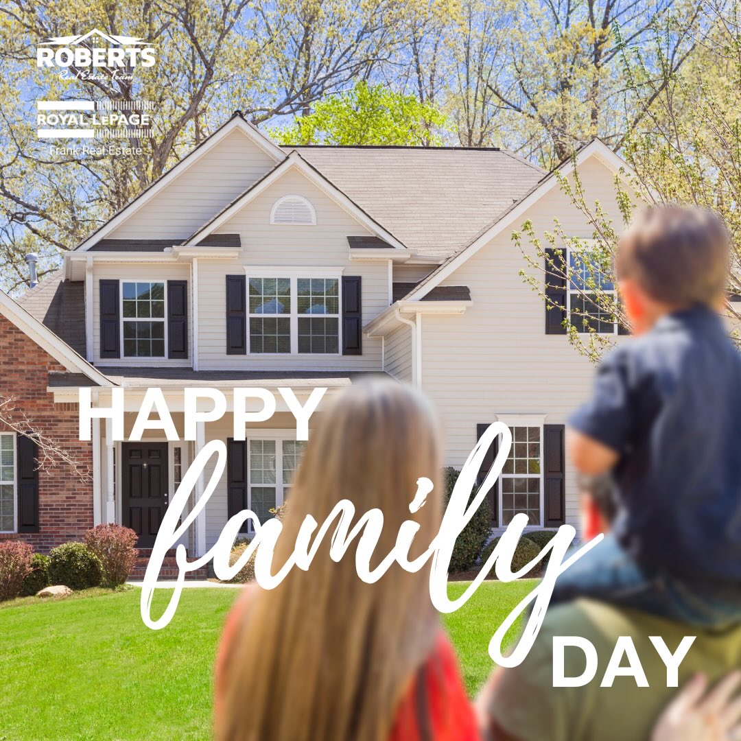 Family is at the heart of every home. 🏡🤍
This Family Day, we’re celebrating the people who turn houses into homes — whether that’s family, chosen family, or the community around you.
At The Roberts Team, we’re grateful to play a small role in helping families find spaces where they can grow, gather, and create lasting memories.
Wishing you a warm and happy Family Day.
#TheRobertsTeam #RoyalLePageFrank #FamilyDay #HomeAndFamily #CommunityFirst