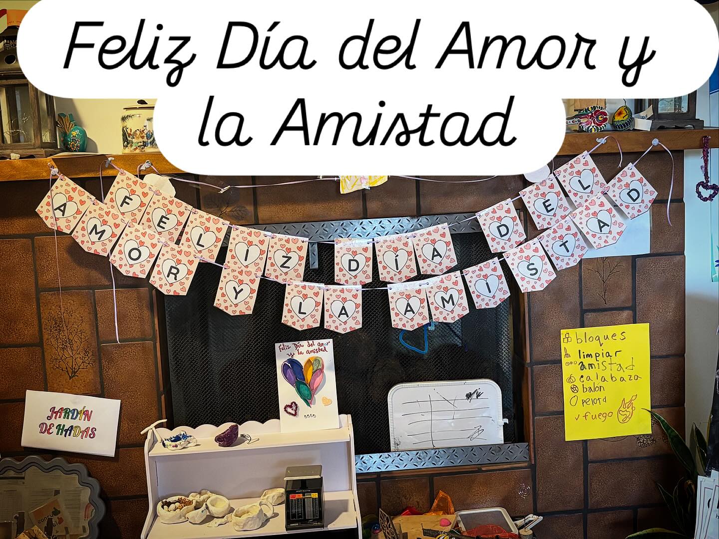 I love how in Spanish we celebrate the day of love and friendship! It feels more inclusive of different forms of love and caring! We’ll see if the kids are interested in doing some crafts! I try to always include written words and encourage them to use them and write them too :). Feliz día del amor y la amistad! #felizdiadelamor #felizdiadelamorylaamistad #valentinesday #valentinescrafts