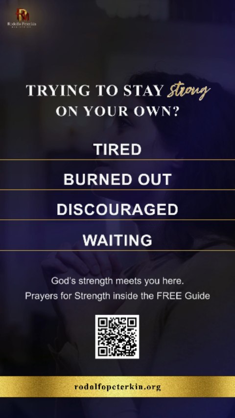 Family, we all have moments when life feels heavy, when we’re tired, discouraged, or simply waiting for the next step.
God’s strength meets you right where you are. His love, His peace, and His power are ready to lift you, restore you, and guide you through every season.
Our FREE Prayer Guide for Strength is here to help you lean into Him, even when words feel hard.
Let faith speak, let His presence fill your heart, and let His power carry you through.
Take a moment.
Pause. Pray. Receive. 🌿
Download the FREE guide now and let God meet you in your strength.
📖https://www.wixforms.com/f/7407800534440084486
#RodolfoPeterkinMinistries #FaithThatWorks #KingdomStrength #PrayerForLife #WalkInFaith