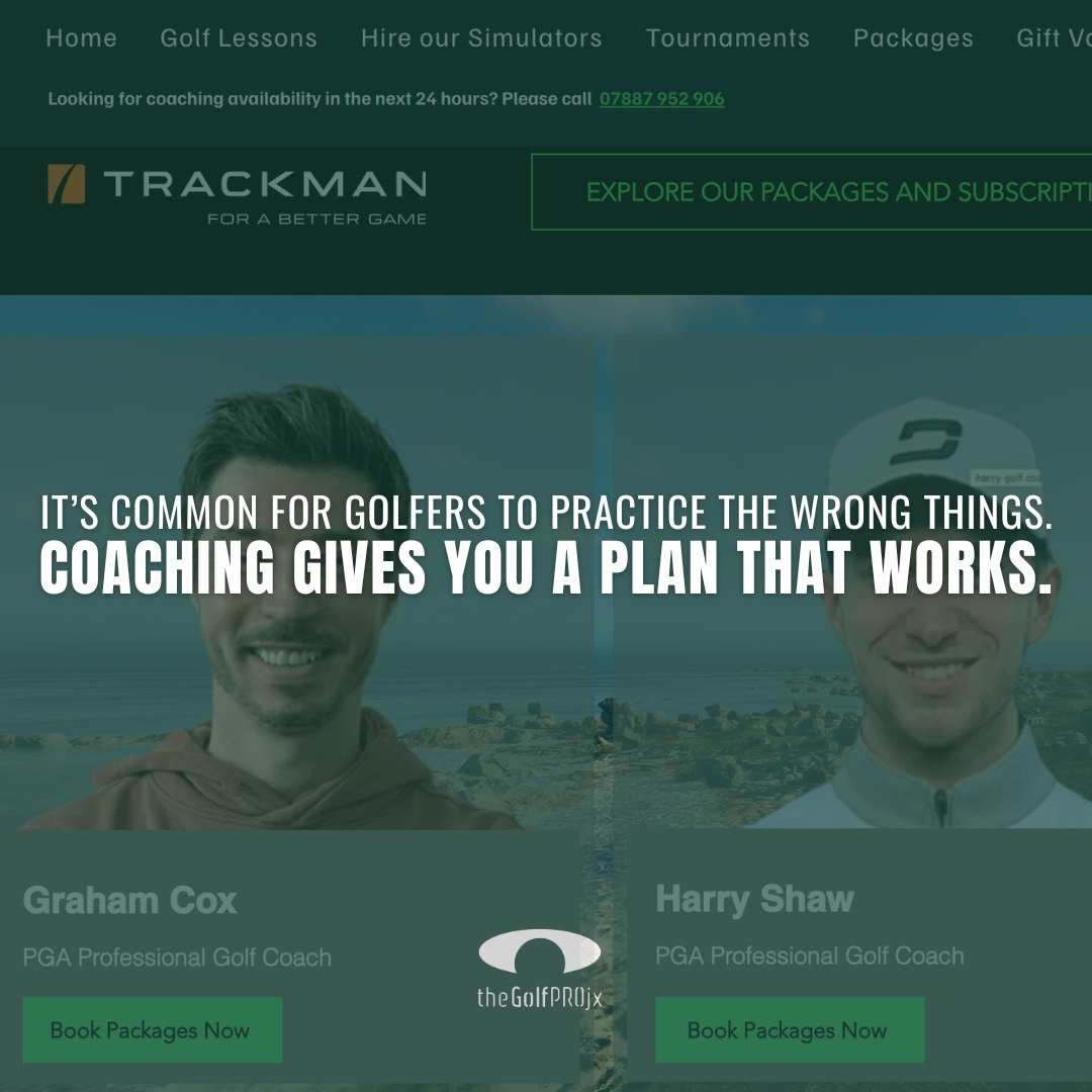 Why Coaching Beats Guesswork ⛳️
Stop guessing your way through practice. Coaching gives you clear feedback, structured improvement and a plan built around your game, so every session actually moves you forward.
Stop guessing. Start improving with purpose.
Head to our website to explore packages, or feel free to give us a call to discuss further.
🔗 Link in bio
www.thegolfprojx.com
#thegolfprojx #trackman #golf #golftips #indoorgolf #cheshire #thelwall #warrington #golffocus #cheshire