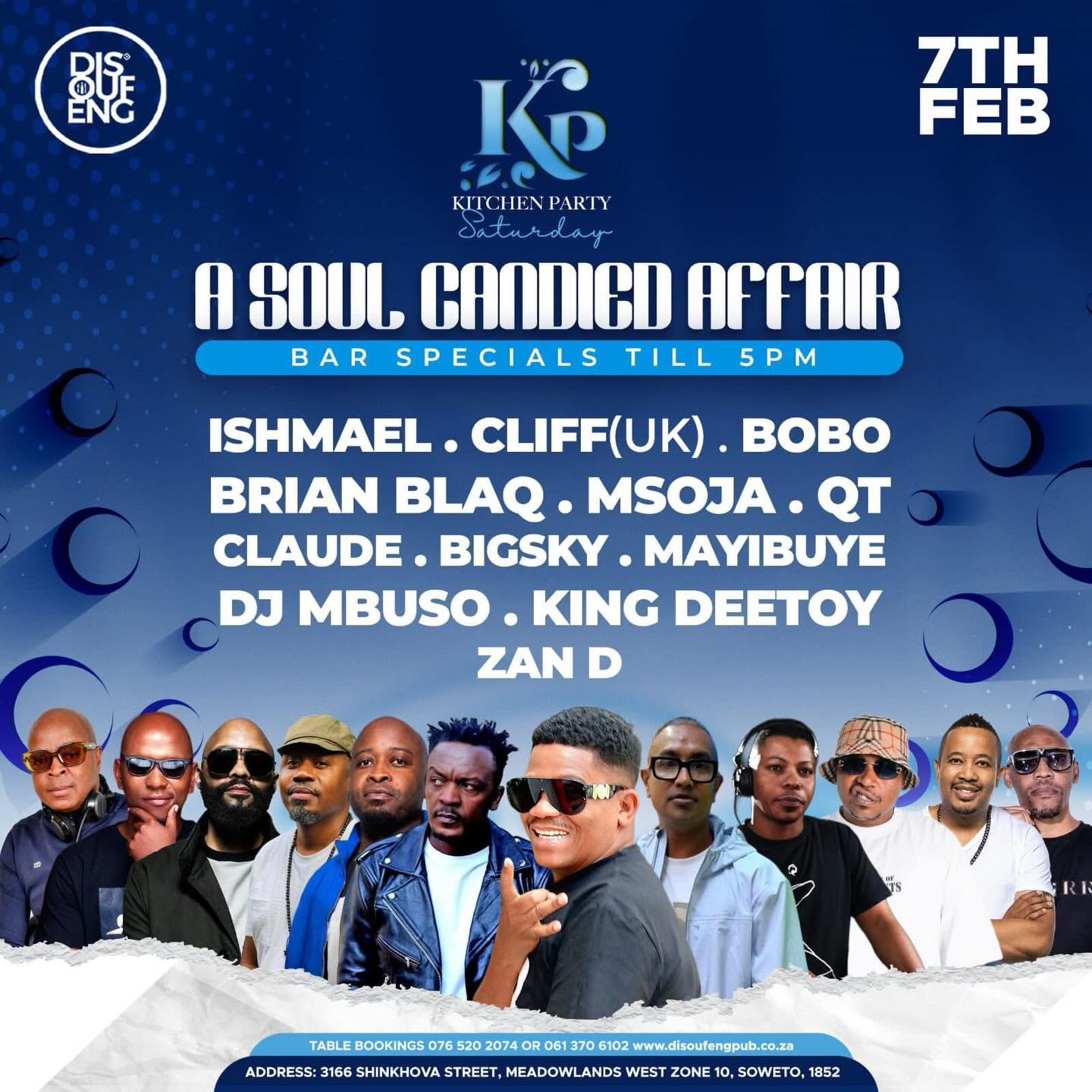 Pulling up with your favorite humans? 👫💃🏽
“Home is where the soul is” already sold yeah? Should we save you a spot before 5 👀🍹
Well it’s a date fam🥂 see y’all on the dancefloor 💃
🎟️:Free entry
🍻:bar specials till 5pm