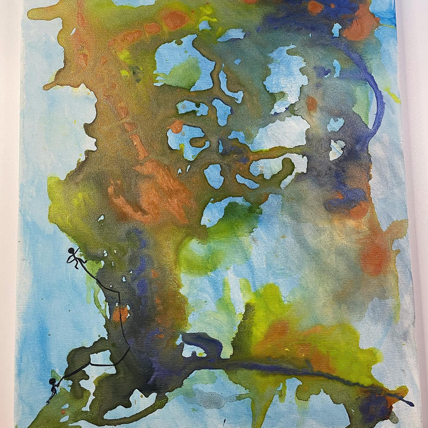 Never ending mountains
#acrylicink #stickperson