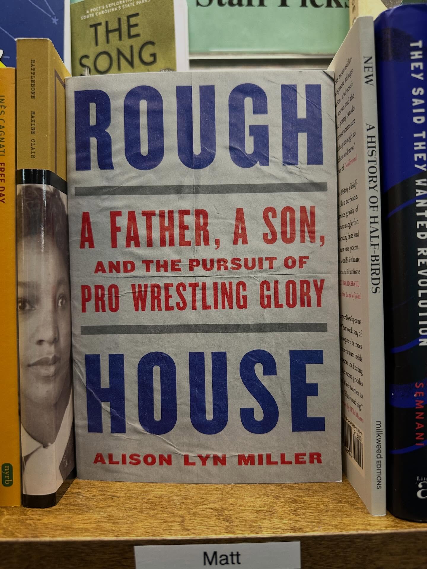 Hey, friends! The wonderful @alisonlynmiller is coming to @city.lights.nc next Saturday, Feb. 14th at 3pm to share her incredible debut book ROUGH HOUSE in conversation with @robertalangrand
This was the first book I read in 2026 and it’ll be hard to top. If you’re in Western NC, East TN, North GA, or the Upstate of SC, then you’ll want to make a lil’ Valentine’s Day adventure to Sylva. Spread the word!