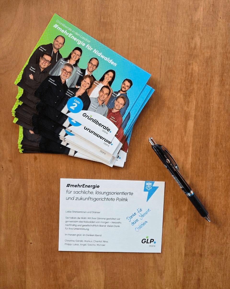 Es geht los.
Der Wahlkampf startet – mit vielen Gesprächen, offenen Ohren und dem Anspruch, Politik verständlich und lösungsorientiert zu machen.
Schritt für Schritt, gemeinsam mit den Menschen in Nidwalden.
👉 Begleite mich durch die nächsten Wochen und bleib informiert.
#Wahlkampfauftakt #Nidwalden #mehrEnergie #Liste2