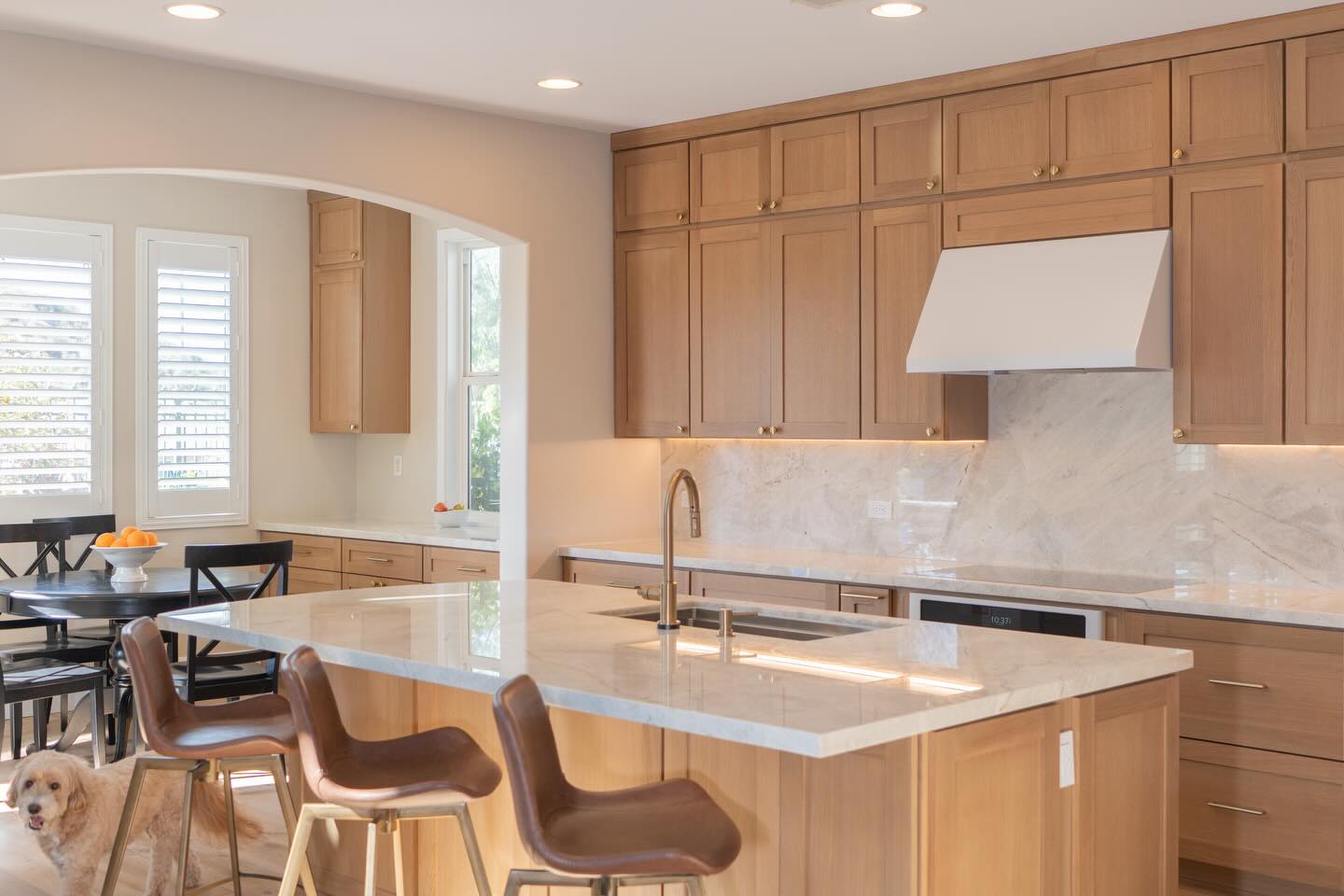 This doggo is matching his new kitchen ๐ถ๐โ๐ซ๐๐๐