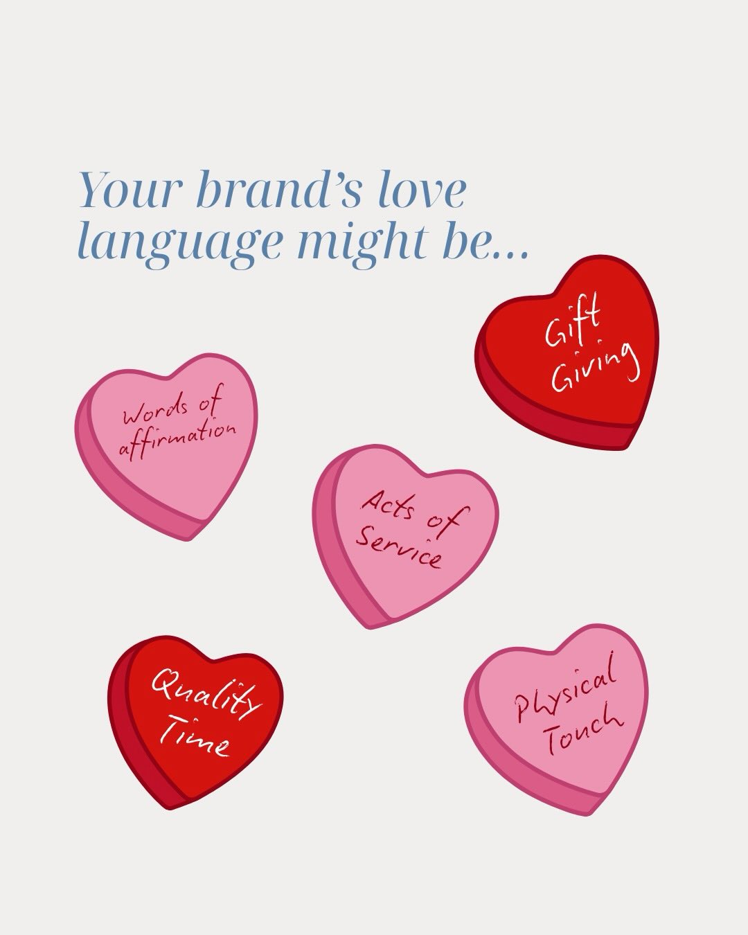 Everyone has a love language, and so does your brand. 💌
Some brands need consistency.
Some need visibility.
Some need hands-on support.
The magic happens when you stop guessing and start giving your brand what it actually needs.
We speak fluent brand love languages.
DM us “LANGUAGE” and we’ll tell you yours.
