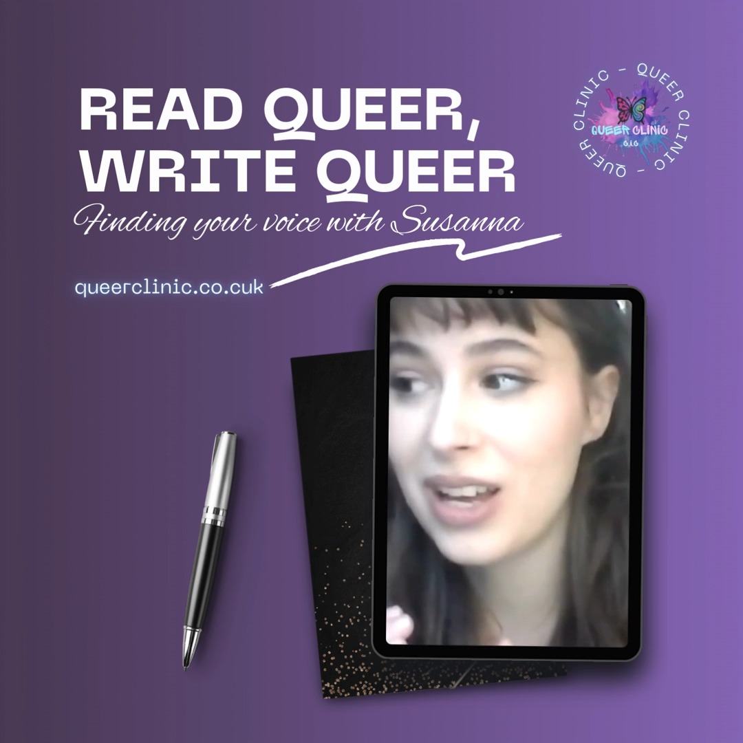 Queer Clinic: Read Queer, Write Queer 📖🖋️
Ever feel like the way you live your life is just... obvious?
As Susanna shares in our latest workshop teaser, what feels like "common knowledge" to us as queer people often isn't common knowledge at all to the wider world. We tend to assume our lived realities are "normalised," but the truth is that mainstream narratives are often "a few steps behind" how we actually live.
It’s time to close that gap.
Join Susanna for "Read Queer, Write Queer: Finding your voice." This isn't just a writing class; it’s a space to:
✨ Identify the "obvious" parts of your life that the world actually needs to hear.
✨ Explore why wider narratives are lagging behind our real-world experiences.
✨ Find the confidence to write your own story, your own way.
Whether you're a secret poet or just want to feel more seen, come and find your voice with us.
📅 Date: THIS SUNDAY!!
📍 Where: Online via queerclinic.co.uk
Claim your space via the link in our bio! 🔗
Funded by the National Lottery Community Fund.
#QueerClinic #BrightonQueerClinic #QueerClinicBrighton #QueerClinicUK #ReadQueerWriteQueer #QueerAuthors #LGBTQLit #FindingYourVoice #QueerNarratives #WritingWorkshop #BrightonQueer #LGBTQPlus #Storytelling #QueerJoy #CreativeWriting #NationalLotteryCommunityFund #RepresentationMatters