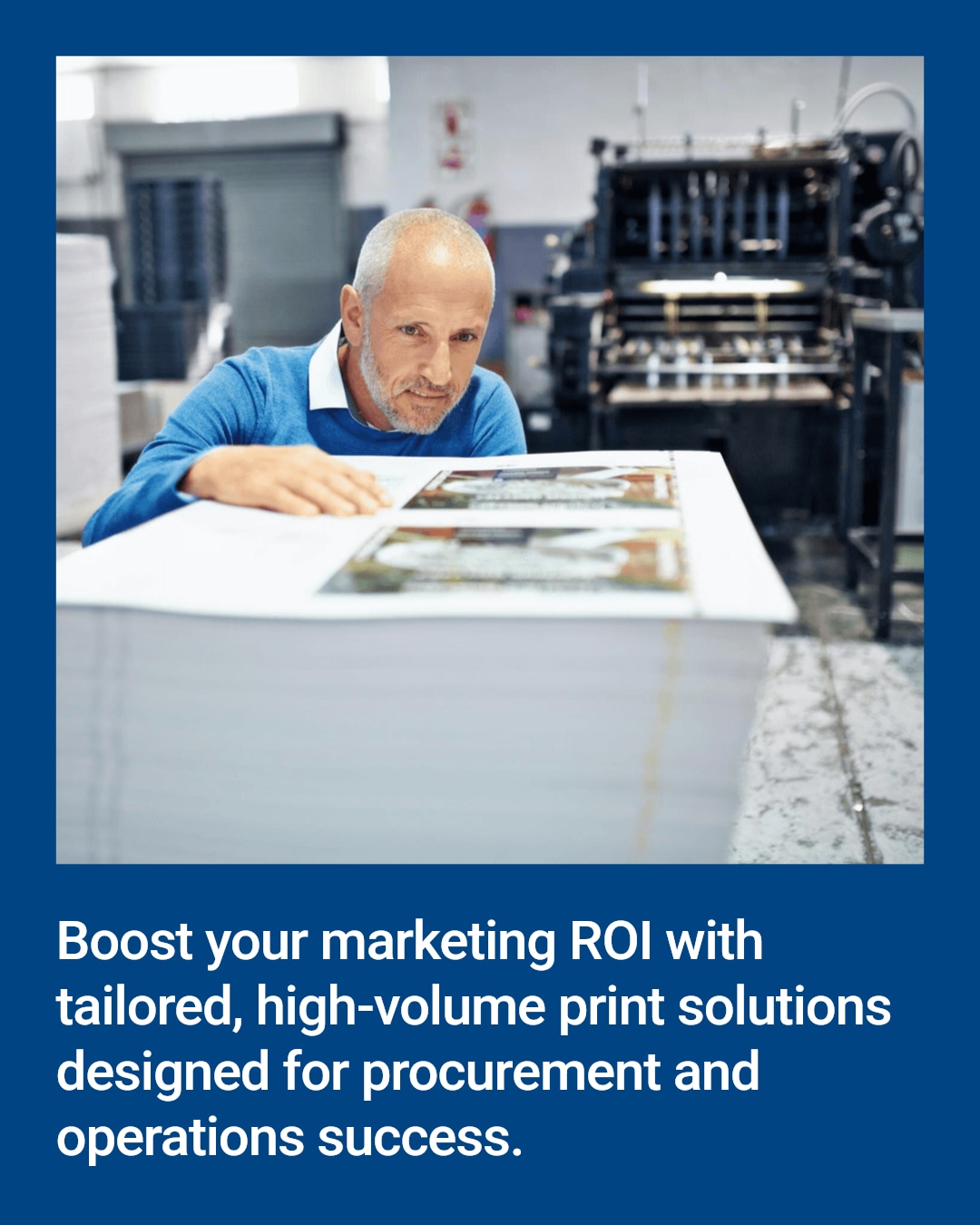 Boost your marketing ROI with strategic high-volume print solutions tailored for procurement and operations managers.
Partner with Indexx to streamline your print projects and amplify your brand impact. Let's get started today!