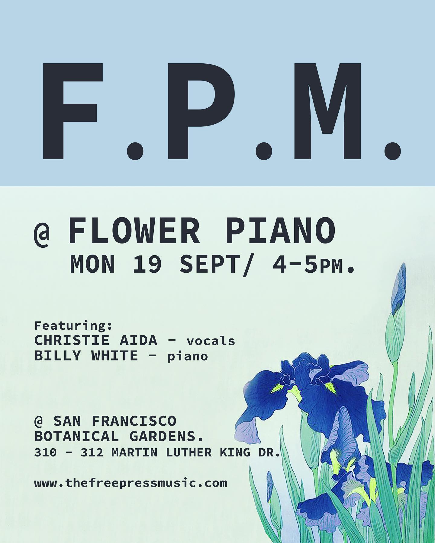 @thefreepressmusic at #flowerpiano #sf at @sfbotanicalgarden @deanmermell