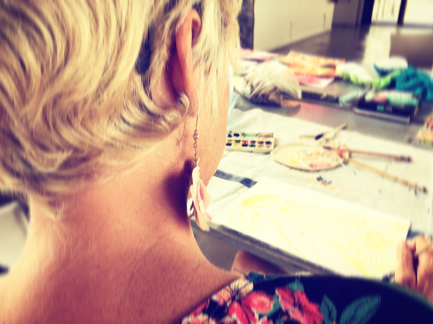 En résidence avec princesse nuages...
#CiePasSiFlore