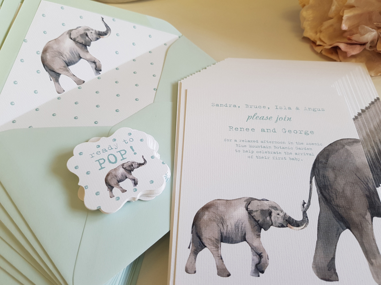 Baby Shower Invitation (elephant theme) Custom lined envelopes with custom cute tag.
#animalinvitation
#elephantinvitations
#elephantinvitation
#cutebabys
#babyshowerdecor
#babyshowergift
#babyshowerdress
#babyshowerfun
#babyshowerideas
#babyshowercakes
#babyshoweridea
#babyshowerinvitations
#babyshowerinvites
#cuteinvitation
#cuteinvitations
#cuteinvitationcard
#cuteinvitationideas
#cuteinvitationforbaby
#babyannouncement
#invitations
#invitation
#invitationcard
#invitationcards
#invitationsuite
#envelopeliners
#envelopeliner
#linedenvelopes