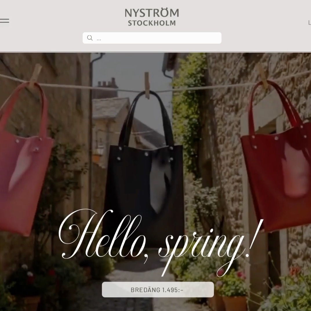 Strolling down an alley in a small Italian village and suddenly – BREDÄNG bags in the sun😉