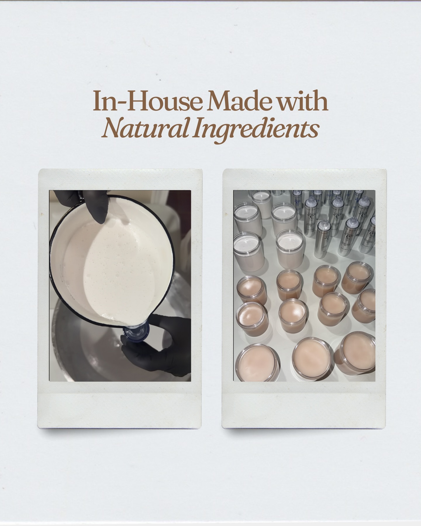 Yes our creams are in-house made ✨
#vitamine #skincare