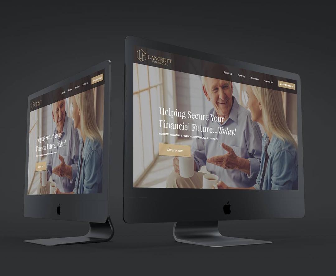 New Website Design for Langsett Financial. #webdesign #website #websitedesign #financialplanning #webdesigner