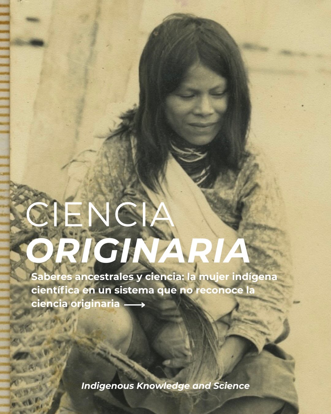 Las mujeres indígenas hacen ciencia desde dos miradas, dos mundos. Hoy honramos su trabajo y te invitamos al diálogo: la fuerza está en escucharnos.
#diainternacionalmujeryniñaenlaciencia
imagen: Mujer Kichwa, Napo 1920-1930
Indigenous women practice science through two lenses, two worlds. Today we honor their work and invite you to the dialogue: our strength lies in listening to each other.
#internationaldaywomenandgirlsinscience
Cover image: Kichwa Woman, Napo 1920-1930
✍️: @eli.virkina @iyarina.ec