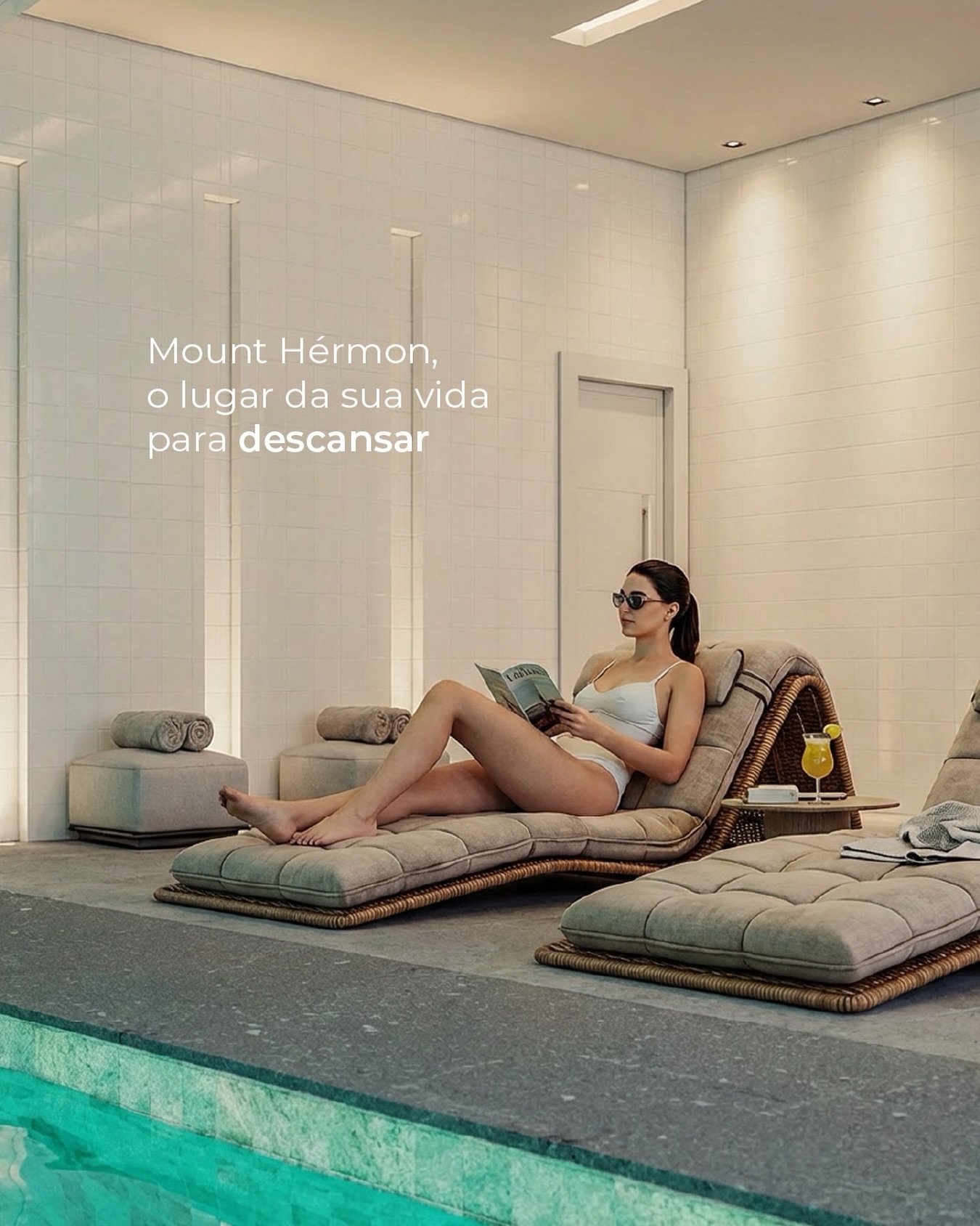 Nem todo refúgio está longe do mundo — alguns são criados com equilíbrio, silêncio e intenção.
Com áreas de lazer pensadas para o bem-estar em cada detalhe, o Mount Hérmon é mais do que um endereço: é um convite ao descanso pleno, à pausa que recarrega e à tranquilidade que permanece.
Viver em harmonia começa por onde você escolhe desacelerar.