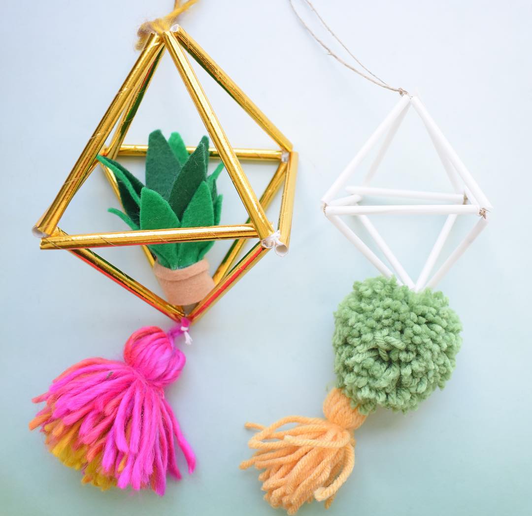 DIY succulent house decorations
So easy and fun to make! All you need is straws, felt, and yarn
#diy #succulents #yarn #pompom #craft #art #terrarium #decorationideas
*Thank you to @feedthefishco for the inspiration!