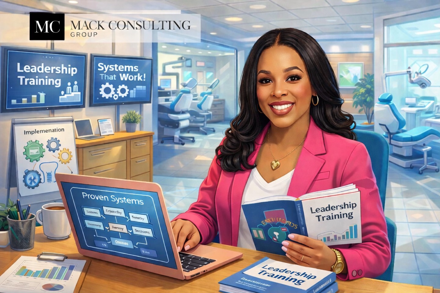I’m Ashley, founder of Mack Consulting Group.
I work with pediatric and orthodontic practices, not just around them.
Most of the growth we see doesn’t come from new ideas.
It comes from better systems, clearer expectations, and consistent follow-through.
Over the past year, we’ve helped practices:
– double performance
– stabilize chaotic schedules
– improve case acceptance
– create calmer, more predictable days
I believe growth should feel structured, not stressful.
That’s the work we do every day.