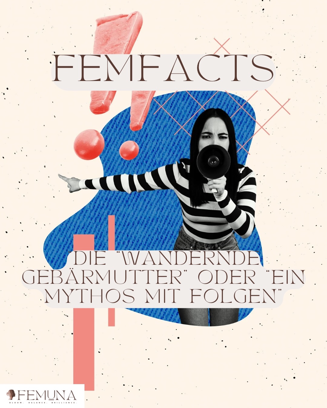 FEMFacts
Die wandelnde Gebärmutter oder „Ein Mythos mit Folgen…“
Ein Fakt. Ein Stück Geschichte.
Ein Wissen rund ums Frausein, das lange keinen Platz hatte.
In FEMFacts sammeln wir geschichtliche Hintergründe, medizinische Meilensteine und Begriffe rund um Frauen, Körper und Rechte.
Nicht zufällig vergessen. Sondern systematisch übersehen.
Wissen schafft Sichtbarkeit und Sichtbarkeit verändert.
Welcher FEMFact soll als Nächstes kommen? Schreib uns eine Nachricht! 🤎
#FEMFacts #sichtbarkeit #Frausein #feminismus #femuna