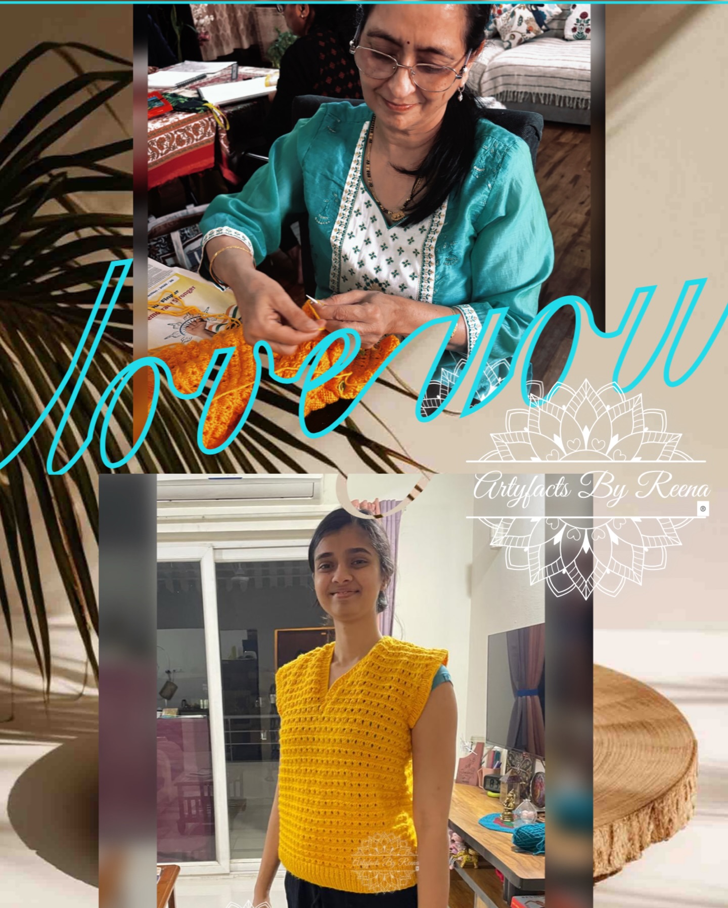 When a mother knits a sweater for her daughter, she isn’t just weaving wool- she’s weaving love, care, and a thousand silent prayers and emotions into every stitch.
It becomes more than clothing. It becomes warmth. Security. A hug she can wear.❤️
Knitted by Aparna Shinde for her daughter 💕🥰🤗
For soulful knitting inspirations, join us at Artyfacts By Reena🎨🧑🎨🫶
Follow us @artyfacts_reena
📱 +919890754772
#handmadewithlove #knittingstories #motherslove #artyfacts_reena #wovenwithcare