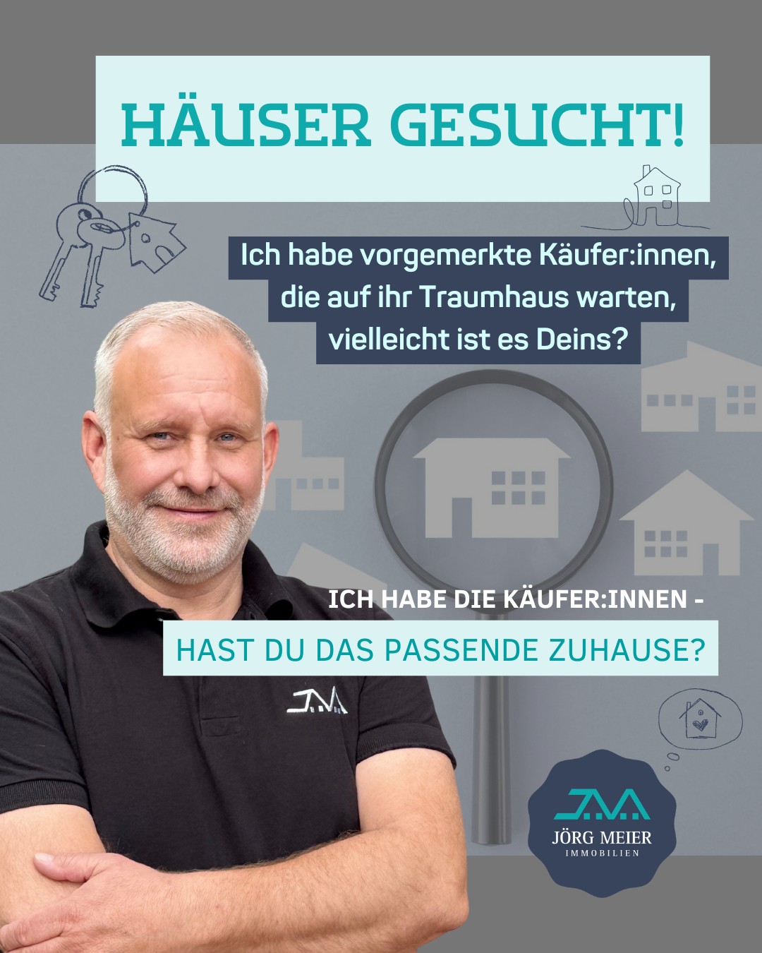 🏡 Passende Immobilien gesucht
Diskret, ehrlich und mit dem Blick fürs Wesentliche.
Vielleicht ist jetzt der richtige Moment für ein Gespräch. ☕
Ich freue mich auf den Austausch.
Bleibt wie immer neugierig.