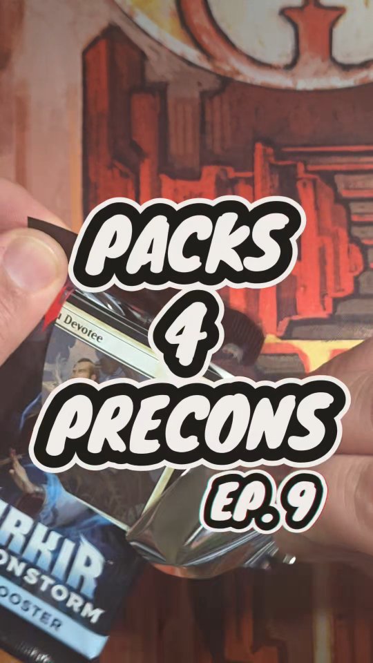 PACKS4PRECONS EP. 9 w/ Tarkir Dragonstorm! Let's see what rares or mythics we get and what Precons we can upgrade with them!
#mtg
#commander
#precons
#packs4precons
#packopening