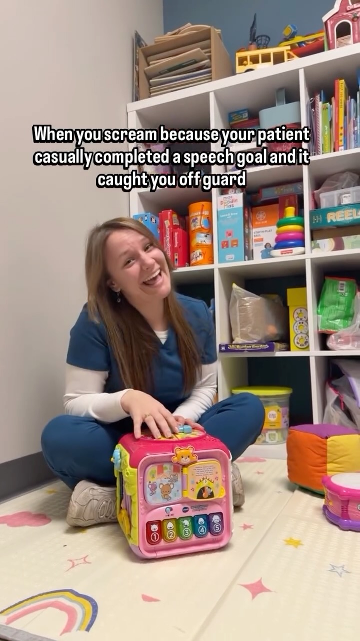 The excitement cannot be contained. 😭✨
SLPs, tell me this has happened to you too 👀👇
#SLPSofInstagram #SLPclinic #SpeechTherapy #EarlyIntervention #Ridgefieldparknj