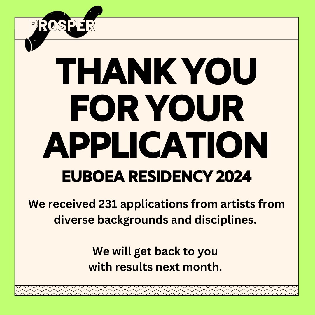 We were flooded with so many great applications since the open call ended on the 15th and we are now deep in reading your proposals. All applicants will receive an email before the end of the month with further information, and we will disclose the 8 residents next month, stay tuned!