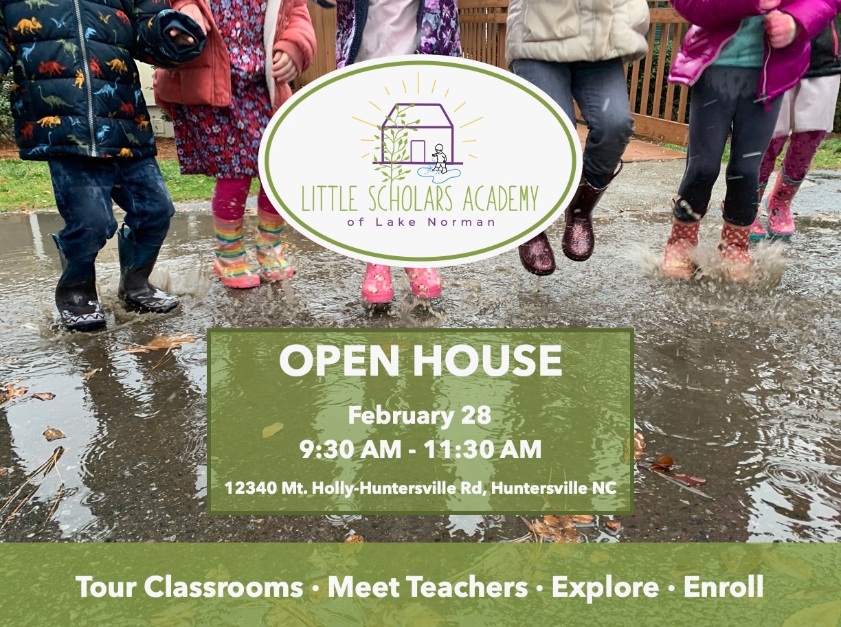 🌿 Join Us for Our Open House at Little Scholars Academy of Lake Norman! 🌿
Come explore our beautiful new campus where learning happens through nature, play, and community. Meet our passionate teachers, tour our Reggio-inspired classrooms, and experience the joy of childhood learning in action!
📅 February 28
🕒 9:30 AM – 11:30 AM
📍 12340 Mt. Holly–Huntersville Rd, Huntersville, NC
✨ Tour Classrooms · Meet Teachers · Explore · Enroll
Bring the family, explore, and see why Little Scholars Academy is more than a school - it’s a community where children are seen, heard, and inspired. 💜
#reggioinspiredpreschool #preschool #huntersvillenc #lakenorman #openhouse